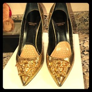 Versace stiletto heel